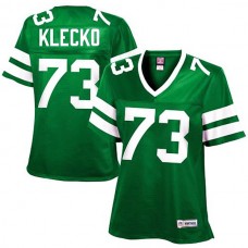 Women New York Jets #73 Joe Klecko Green Retired Player Jersey