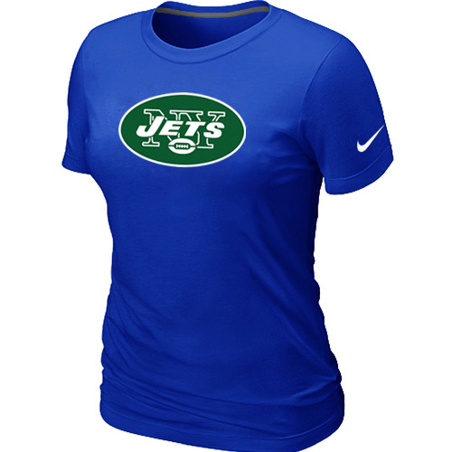 Women New York Jets Blue T-Shirts