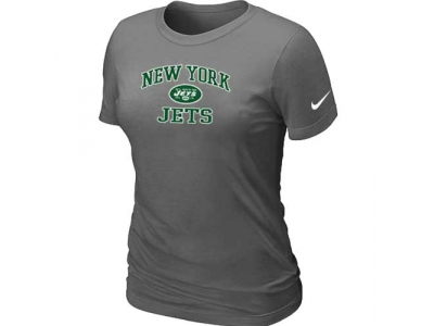 Women New York Jets Heart & Soul D.Grey T-Shirt