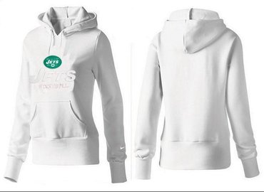 Women New York Jets Logo Pullover Hoodie-- (20)