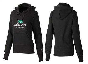 Women New York Jets Logo Pullover Hoodie-- (24)