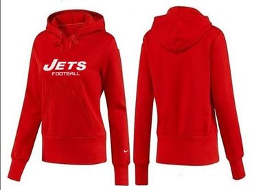 Women New York Jets Logo Pullover Hoodie-- (42)