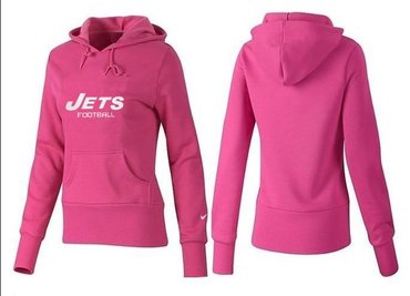 Women New York Jets Logo Pullover Hoodie-- (47)