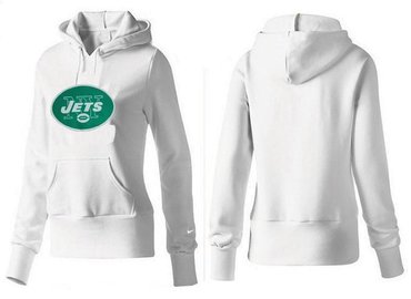 Women New York Jets Logo Pullover Hoodie
