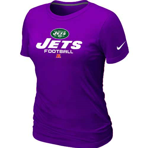 Women New York Jets Purple T-Shirt