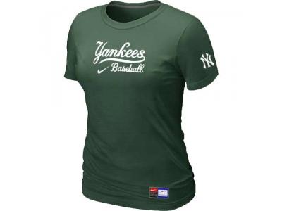 Women New York Yankees NEW D.Green Short Sleeve Practice T-Shirt