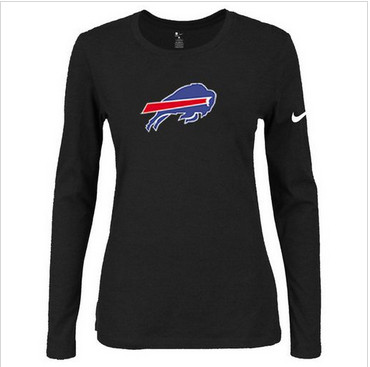 Women Nike Buffalo Bills Of The City Long Sleeve Tri-Blend NFL T-Shirt Black