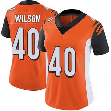 Women Nike Cincinnati Bengals #40 Brandon Wilson Orange Jersey