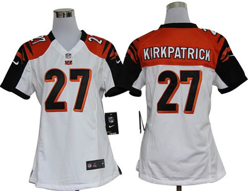 Women NEW Cincinnati Bengals 27 Dre Kirkpatrick white Jerseys
