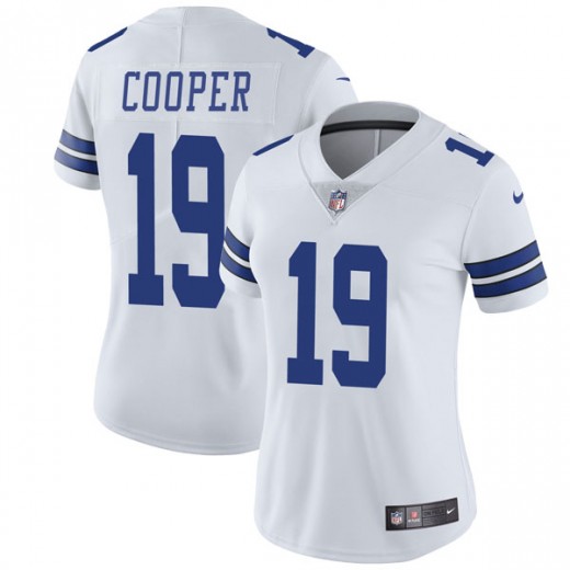 Women Nike Cowboys 19 Amari Cooper White Women Vapor Untouchable Limited Jersey