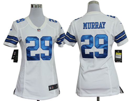Women NEW Dallas cowboys 29 Demarco Murray White Jerseys