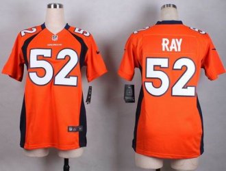 Women Nike Denver Broncos #52 Shane Ray Orange Team Color Stitched NFL New Elite