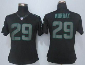 Women Nike Eagles #29 DeMarco Murray Black Impact Stitched NFL Limited Jersey