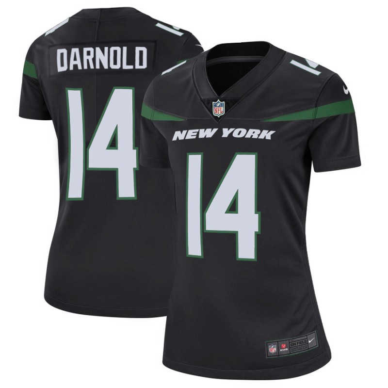 Women Nike Jets 14 Sam Darnold Black Women New 2019 Vapor Untouchable Limited Jersey