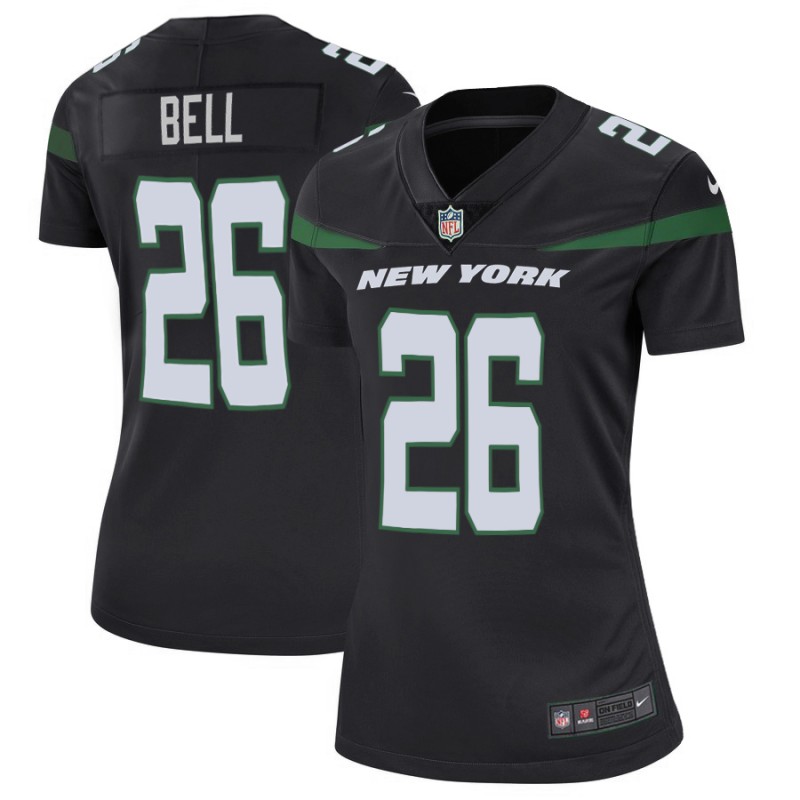 Women Nike Jets 26 Le'Veon Bell Black Women New 2019 Vapor Untouchable Limited Jersey