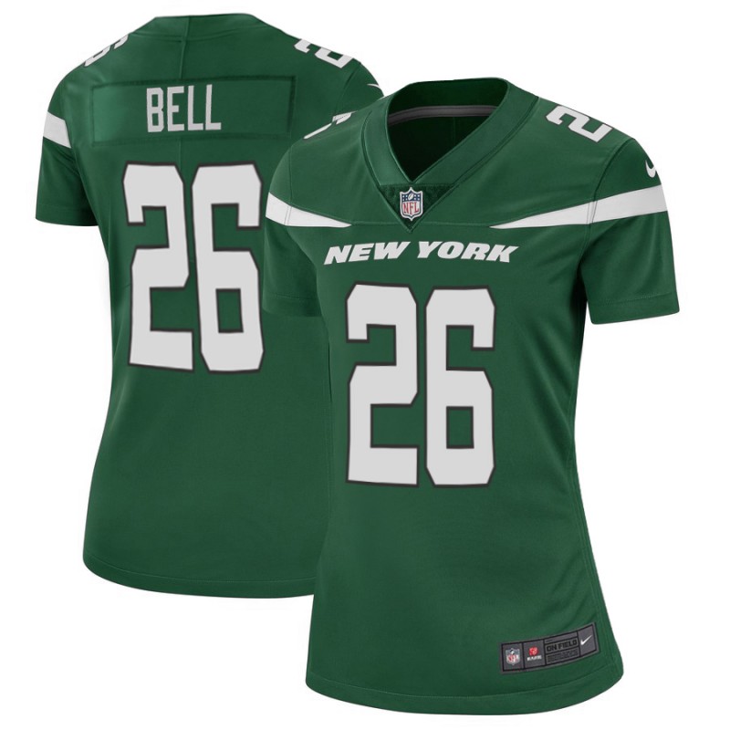 Women Nike Jets 26 Le'Veon Bell Green Women New 2019 Vapor Untouchable Limited Jersey