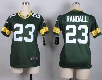 Women Nike Packers #23 Damarious Randall Green Team Color Stitched NFL Elite jersey