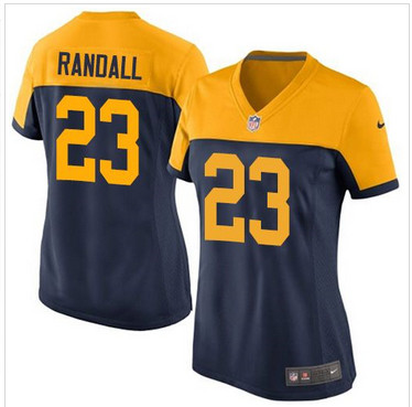 Women Nike Packers #23 Damarious Randall Navy Blue Alternate Stitched NFL New Elite Jersey