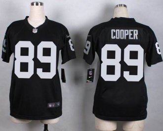 Women Nike Raiders #89 Amari Cooper Black Team Color Stitched NFL Elite jersey