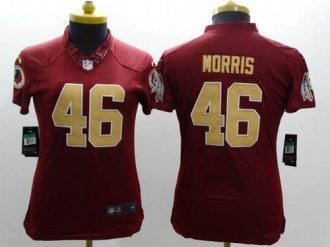 Women Nike Redskins #46 Alfred Morris Burgundy Red Alternate Stitched NFL Limited jersey