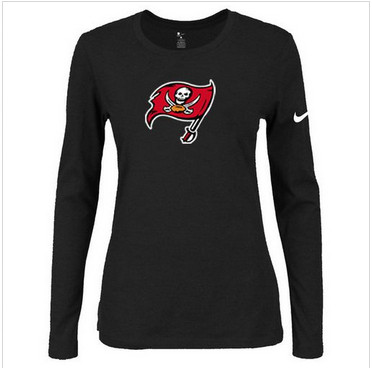 Women Nike Tampa Bay Buccaneers Of The City Long Sleeve Tri-Blend NFL T-Shirt Black
