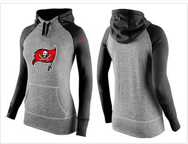 Women Nike Tampa Bay Buccaneers Performance Hoodie Grey & Black