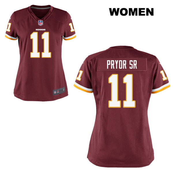 Women Nike Washington Redskins #11 Terrelle Pryor Sr Home Womens Red Football Jersey