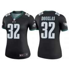 Women Philadelphia Eagles #32 Rasul Douglas Black Color Rush Legend Jersey