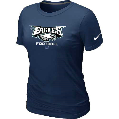 Women Philadelphia Eagles D.Blue   T-Shirt
