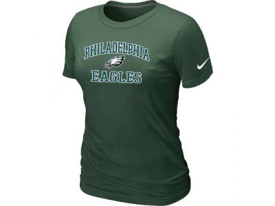 Women Philadelphia Eagles Heart & Soul D.Green T-Shirt