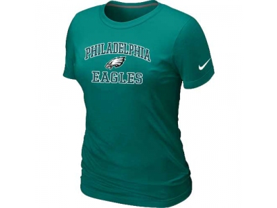 Women Philadelphia Eagles Heart & Soul L.Green T-Shirt