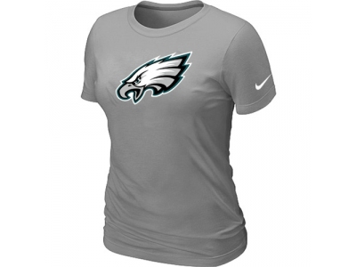 Women Philadelphia Eagles L.Grey Logo T-Shirt