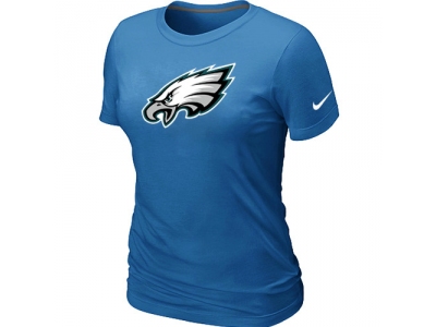 Women Philadelphia Eagles L.blue Logo T-Shirt