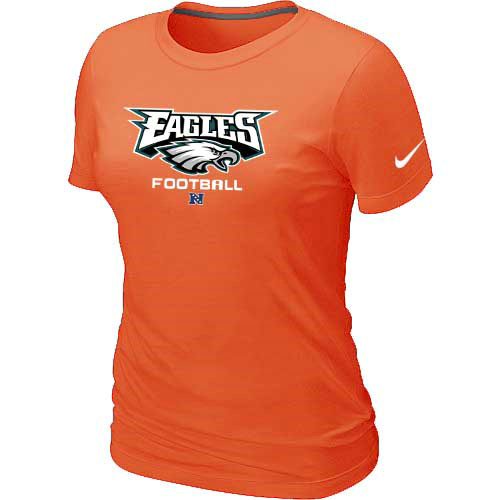 Women Philadelphia Eagles Orange T-Shirt