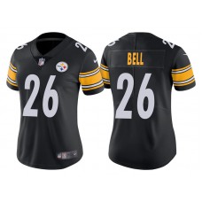 Women Pittsburgh Steelers #26 Le'Veon Bell Black Vapor Untouchable Limited Jersey