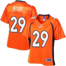 Women Pro Line Denver Broncos #29 Bradley Roby Team Color Jersey