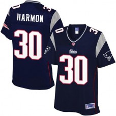 Women Pro Line New England Patriots #30 Duron Harmon Team Color Jersey