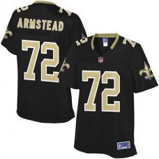 Women Pro Line New Orleans Saints #72 Terron Armstead Team Color Jersey