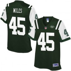 Women Pro Line New York Jets #45 Rontez Miles Team Color Jersey