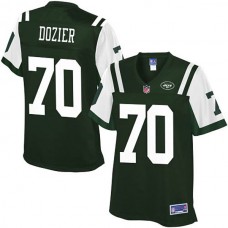 Women Pro Line New York Jets #70 Dakota Dozier Team Color Jersey