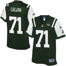 Women Pro Line New York Jets #71 Ben Ijalana Team Color Jersey