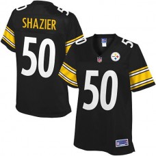 Women Pro Line Pittsburgh Steelers #50 Ryan Shazier Team Color Jersey