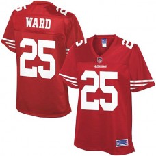 Women Pro Line San Francisco 49ers #25 Jimmie Ward Team Color Jersey