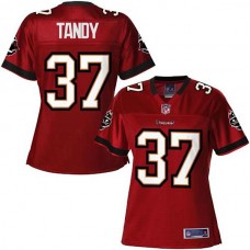 Women Pro Line Tampa Bay Buccaneers #37 Keith Tandy Team Color Jersey