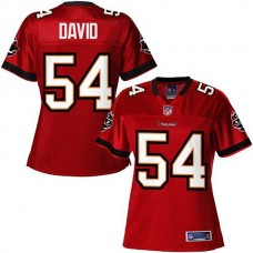 Women Pro Line Tampa Bay Buccaneers #54 Lavonte David Team Color Jersey