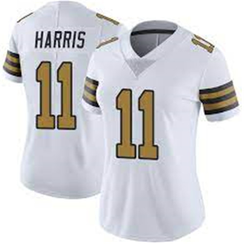 Women Saints #11 Deonte Harris Color Rush Jersey