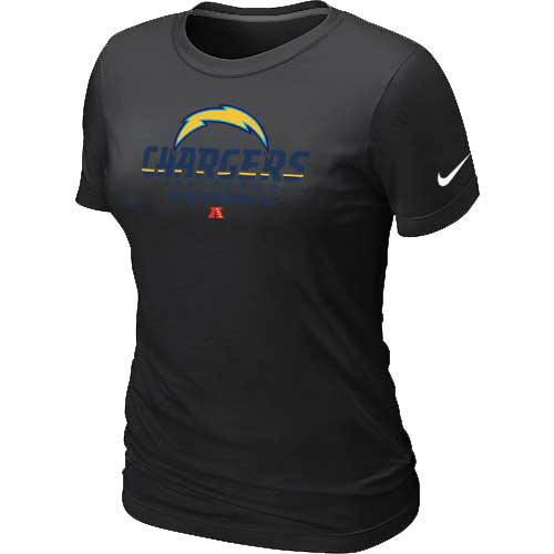 Women San Diego Charger Black T-Shirt