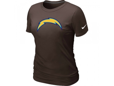 Women San Diego Charger Brown Logo T-Shirt