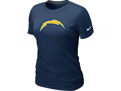 Women San Diego Charger D.Blue Logo T-Shirt