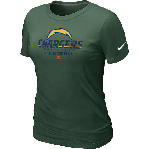 Women San Diego Charger D.Green  T-Shirt